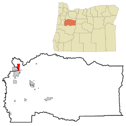 Location in Oregon