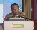 Molefi Kete Asante in juni 2011 geboren op 14 augustus 1942