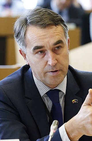 <span class="mw-page-title-main">Petras Auštrevičius</span> Lithuanian politician