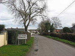 Road signage on Cock Hill road entering Stamullen