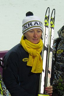 Vita Semerenko Ukrainian biathlete