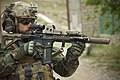 A MARSOC Marine in Helmand province, Afghanistan.