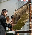 Image 68Angklung, a unique-sounding bamboo musical instrument from West Java, originally from the Sundanese culture. (from Culture of Indonesia)