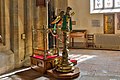 * Nomination: Eagle lectern made out of brass with the inscription “The Gift of Thomas Lord Clermont A.D. 1879.” (See Kevin V. Mulligan, The Buildings of Ireland: South Ulster, p. 103.). By User:AFBorchert --Beninho 07:55, 8 August 2021 (UTC) * Review The stained glass window is outblown. Perspective correction necessary. --Steindy 08:59, 8 August 2021 (UTC)