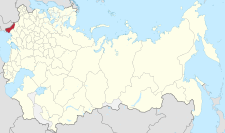 Location in the Russian Empire