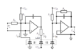 Sample schematic of an optically isolated amplifier