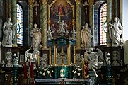 Main altar in the church