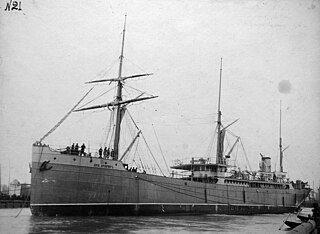 HMS <i>Kruger</i> Flag ship of the British Caspian Flotilla during the Russian Civil War