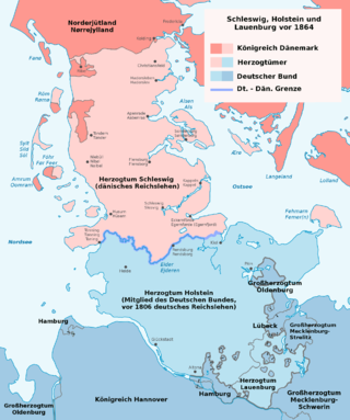 <span class="mw-page-title-main">Schleswig–Holstein question</span> 19th century European geopolitical dispute