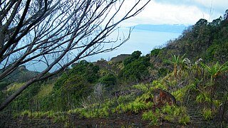 Vue des montagnes de Tahuata.