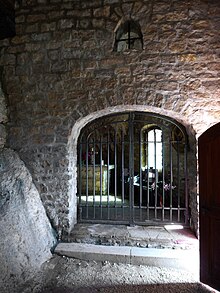 Innenansicht der St.-Veits-Kapelle im Isteiner Klotz