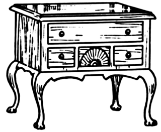 <span class="mw-page-title-main">Lowboy</span> Type of 18th-century American dressing table