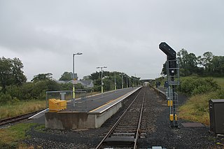 <span class="mw-page-title-main">Manulla Junction railway station</span> Railway transfer station in County Mayo, Ireland