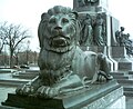 George William Hill (sculptor)'s George-Étienne Cartier Monument(1919) at Mont Royal in Montreal, Quebec, Canada