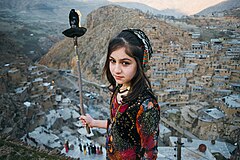 Derde plaats: Een dorpsmeisje, Palangan, Koerdistan, Iran. – Naamsvermelding: Salar Arkan - سالار ارکان (CC BY-SA 4.0)