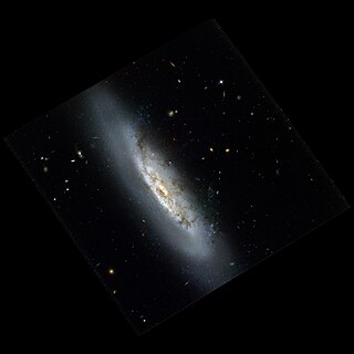 <span class="mw-page-title-main">NGC 4522</span> Spiral galaxy in the constellation of Virgo