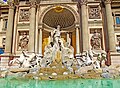 A closer look at the Trevi Fountain