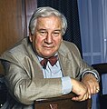 Peter Ustinov in 1986 (Foto: Allan Warren) overleden op 28 maart 2004