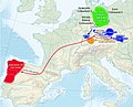 Kingdom of the Suebi (409-585 AD) in 410 AD.