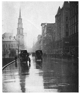 Tremont Street Road in Boston Massachusetts