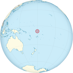 Localização do Tuvalu