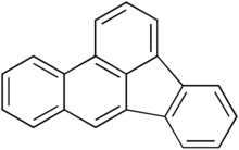 Structuurformule van benzo[b]fluoranteen