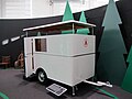 Dethleff's caravan from 1931, Germany's first caravan (replica from 1974) at Erwin Hymer Museum