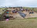 Dig at the Ness of Brodgar in August 2018