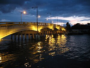 The bridge in Puerto Cortés