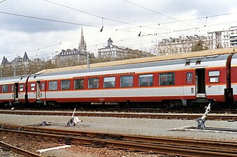 Rame Grand Confort en gare de Pau, en 1986.