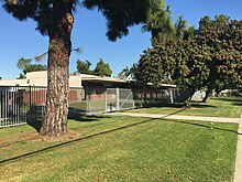 Gahr campus front view in 2015 Gahr front view.jpg