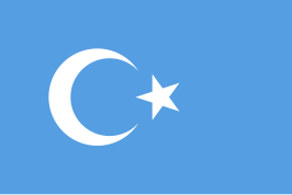 ? Vlag van Oost-Turkestan