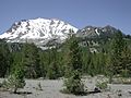 Image 2Lassen Peak in the California Cascades. Southernmost volcano in the Cascade Range and part of Lassen Volcanic National Park (from Cascade Range)