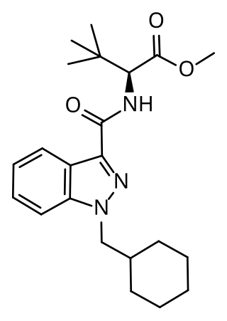 <span class="mw-page-title-main">MDMB-CHMINACA</span> Chemical compound