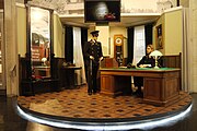 Model of a 19th-century Russian railway office