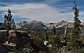 South aspects of Mt. Senger (left) and Turret Peak (right)