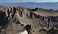 Mount Russell (left) and Mt. Carillon (right) from the summit of Mount Whitney.