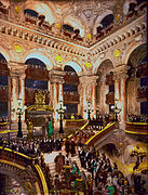 Inauguration de l'Opéra (photochrom print)