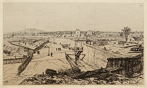 Bastion 66, en 1871.