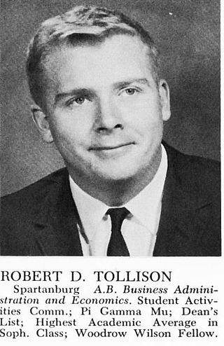 <span class="mw-page-title-main">Robert Tollison</span> American economist