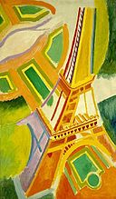 Tour Eiffel, de Robert Delaunay. La peinture en 1924 sur Commons