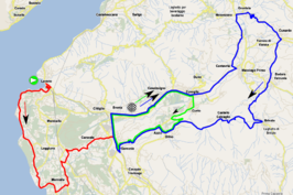 Routekaart van de Trofeo Alfredo Binda-Comune di Cittiglio 2015