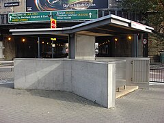 Street urinal in Vauxhall, London