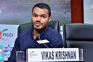 <span class="mw-page-title-main">Vikas Krishan Yadav</span> Indian boxer Vikas Krishan Yadav