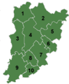 Municipios do condado húngaro de Bács-Kiskun Forman parte da Bácska os números 8: Jánoshalma; 9: Baja, e 10: Bácsalmás