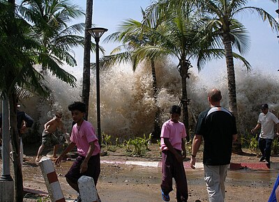 Úder tsunami v thajské provincii Krabi při jedné z nejsmrtonosnějších přírodních katastrof, způsobené zemětřesením v Indickém oceánu, s více než 220 tisíci mrtvých (26. prosince 2004)