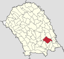 Location in Botoșani County