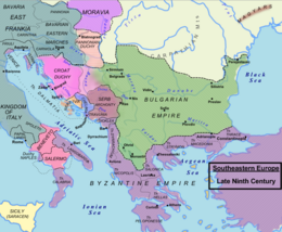 The Balkans, 9th century Balkans850.png