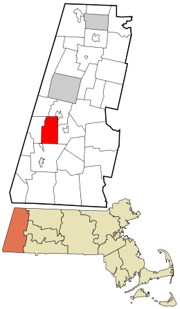 Location in Berkshire County and the state of Massachusetts.