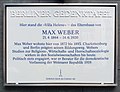 Berlin memorial plaque, Berlin-Charlottenburg, Deutschland